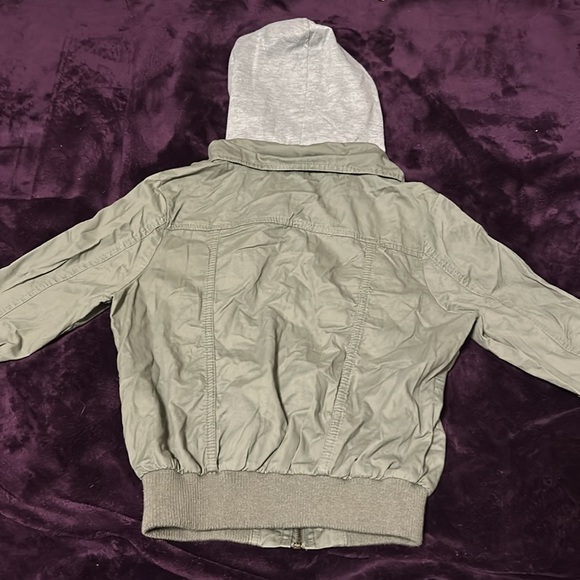 Full Tilt Army Green Aviator Jacket - Picture 8 of 16